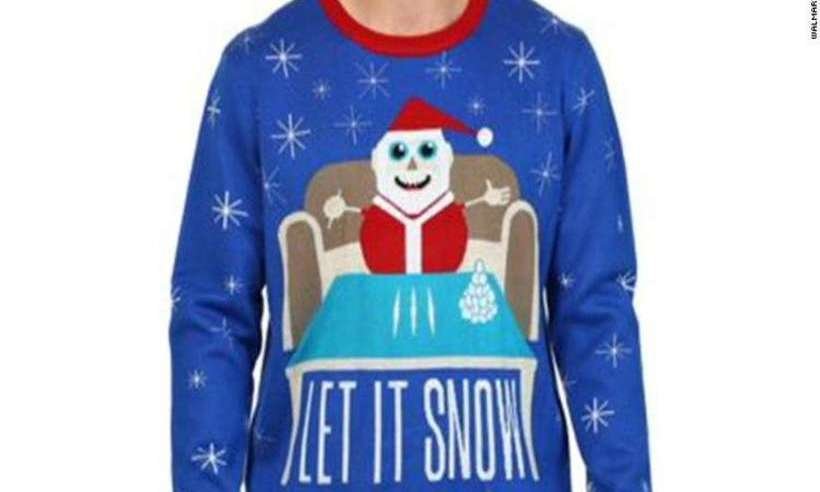 Suéter em que Papai Noel parece cheirar cocaína faz Walmart pedir desculpas - Reprodução/Internet