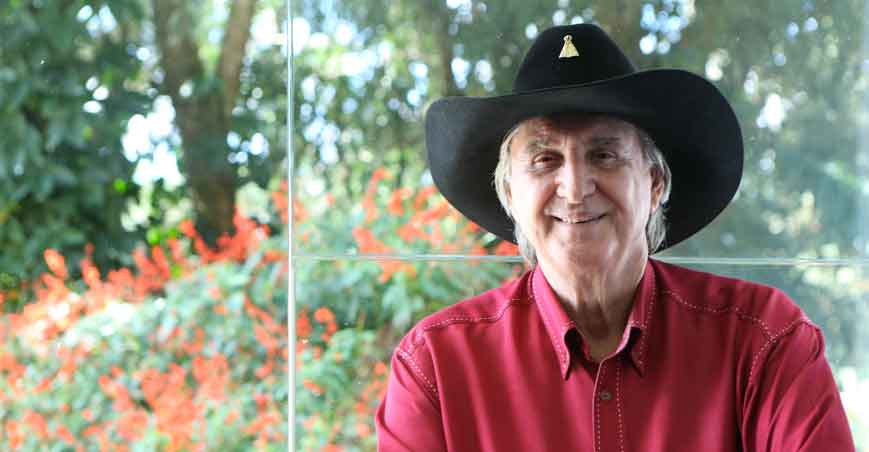 Sérgio Reis está de volta a BH e quer 'matar a saudade dos mineiros' - Eduardo Galeno/Divulgação