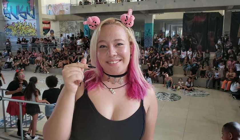 K-pop reúne centenas de jovens na Praça da Estação  - Márcia Maria Cruz/EM/DA PRESS