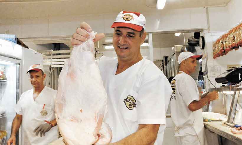 Aumento nos preços da carne salga a ceia de fim de ano - Paulo Filgueiras/EM/D.A Press