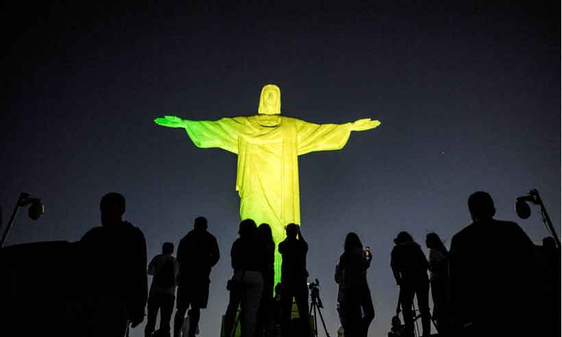 Sejam bem-vindos ao Rio de Janeiro -  JEFF PACHOUD/AFP
