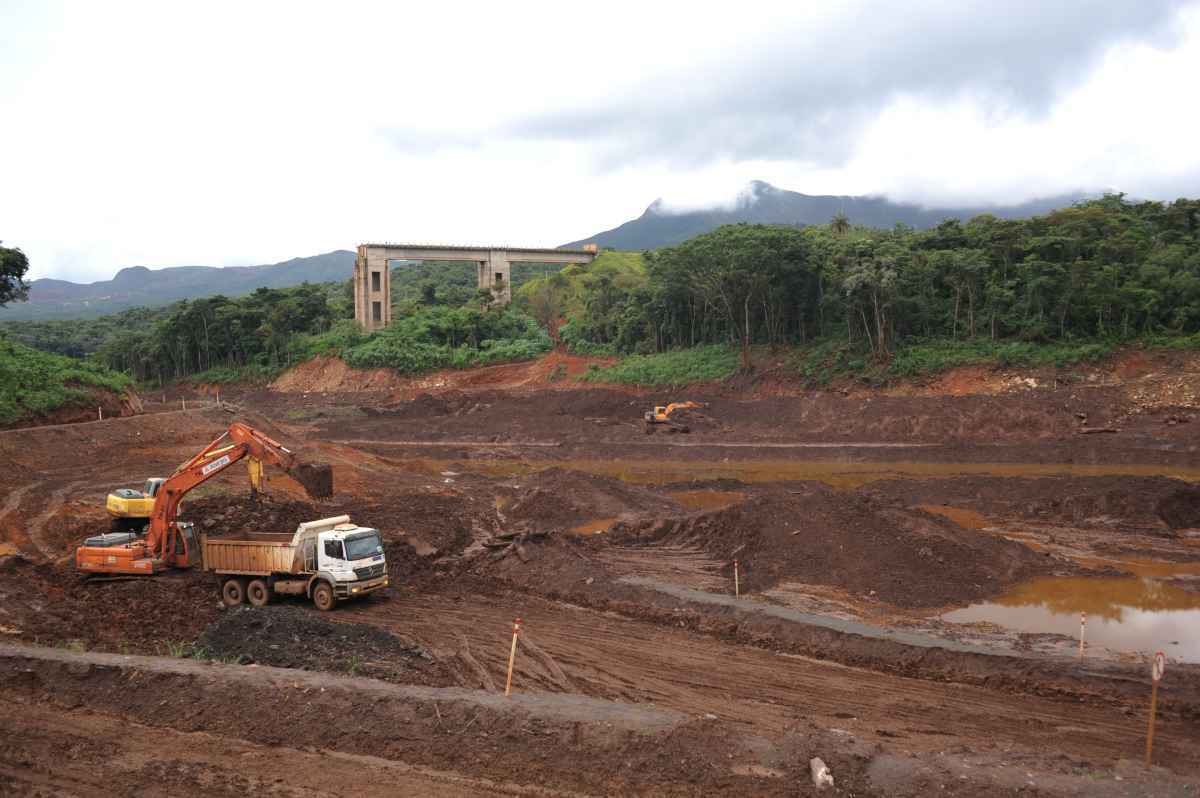 Cava da Mina Córrego do Feijão é liberada para receber rejeitos de Brumadinho - Leandro Couri/EM/D.A.Press