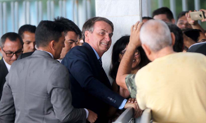No FB, Bolsonaro diz que é difícil a implementação do juiz de garantias - Wilson Dias/Agência Brasil
