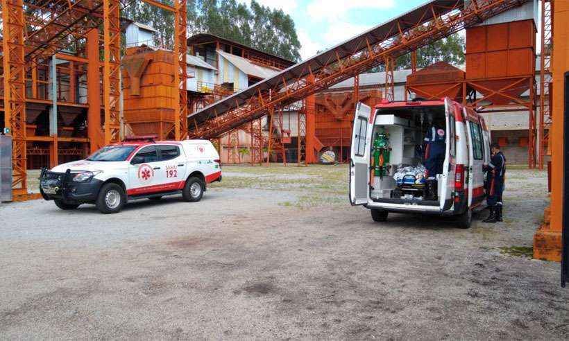 Morre vítima de explosão em siderúrgica de Divinópolis - Divulgação/Samu Oeste