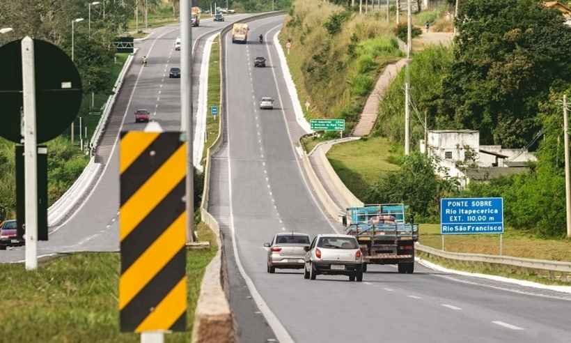 Detonação de rocha vai interditar a MG-050 em Carmo do Cajuru - Concessionária AB Nascentes das Gerais/ Divulgação