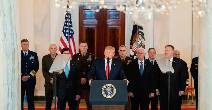 Trump vê recuo do Irã e impõe sanção econômica - Sheelah Craighead/Casa Branca/Divulgação