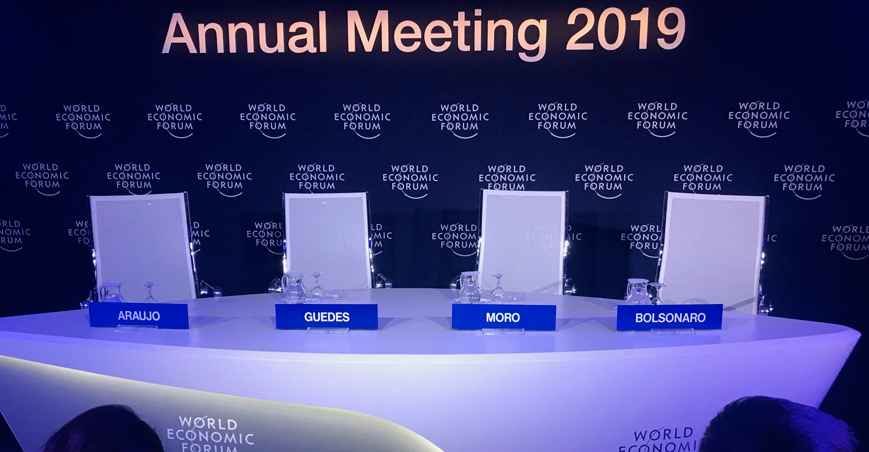  Brasil se isola com ausência de Bolsonaro em Davos - Jamil Chade/Etadão Conteúdo  23/1/19