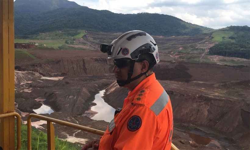Bombeiros já vasculharam 95% da área de rompimento de barragem em Brumadinho - Edésio Ferreira/EM/DA Press