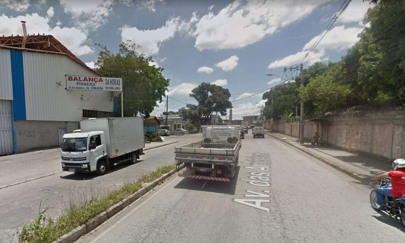 Motociclista morre em acidente na Avenida das Américas, em Contagem - Reprodução/Google Street View