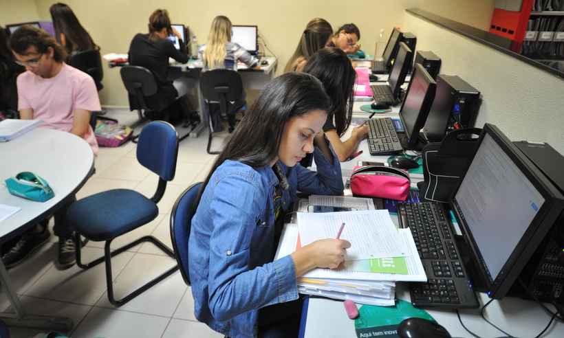 Maioria das redações nota mil no Enem 2019 são de Minas e escritas por mulheres - Juarez Rodrigues/EM/D.A. Press
