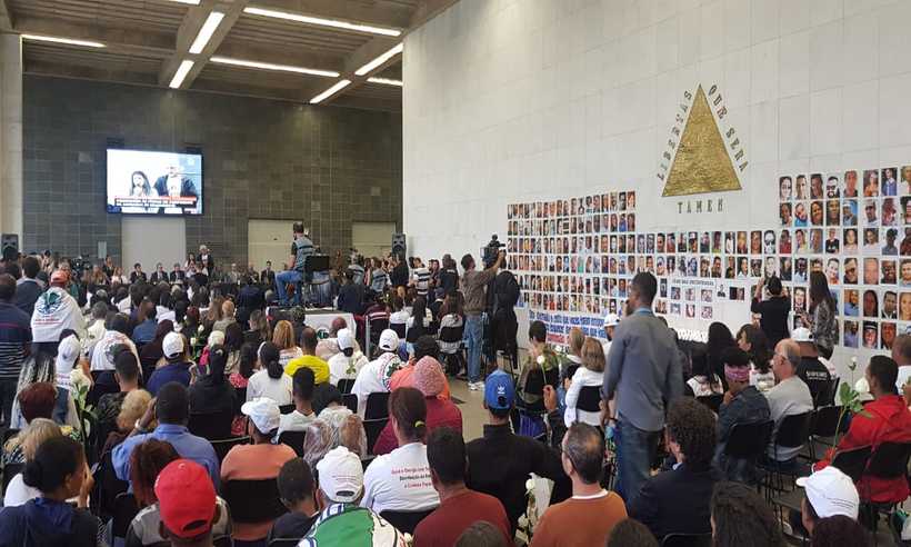 Assembleia de Minas Gerais homenageia vítimas de rompimento de barragem em Brumadinho - Túlio Santos/EM/D. A. Press