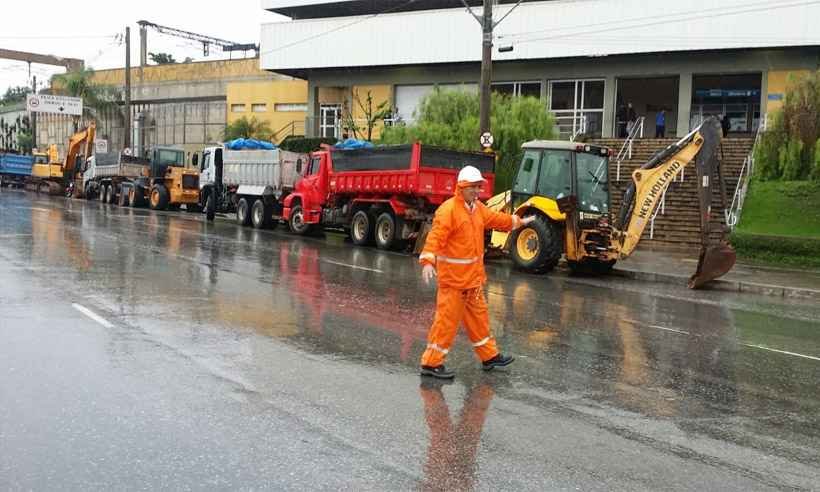 Chuva em Belo Horizonte é um dos assuntos mais comentados do Twitter nesta sexta  - Paulo Filgueiras/EM/DA Press