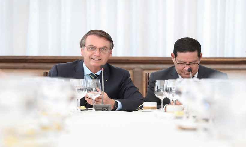 Bolsonaro já disse que não quer imposto para cerveja, afirma Mourão - Marcos Corrêa/PR