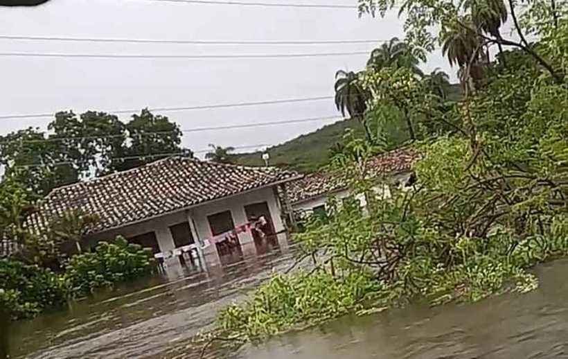 Inundações desabrigam povoados da região da Serra do Cipó  - Divulgação