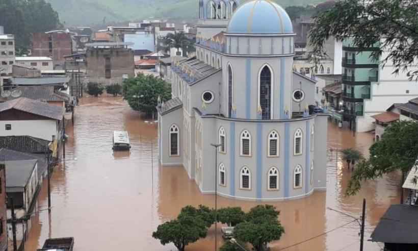 Prefeito de Matipó, na Zona da Mata, fica 48 horas fora de casa por causa de enchentes - Reprodução/Redes Sociais