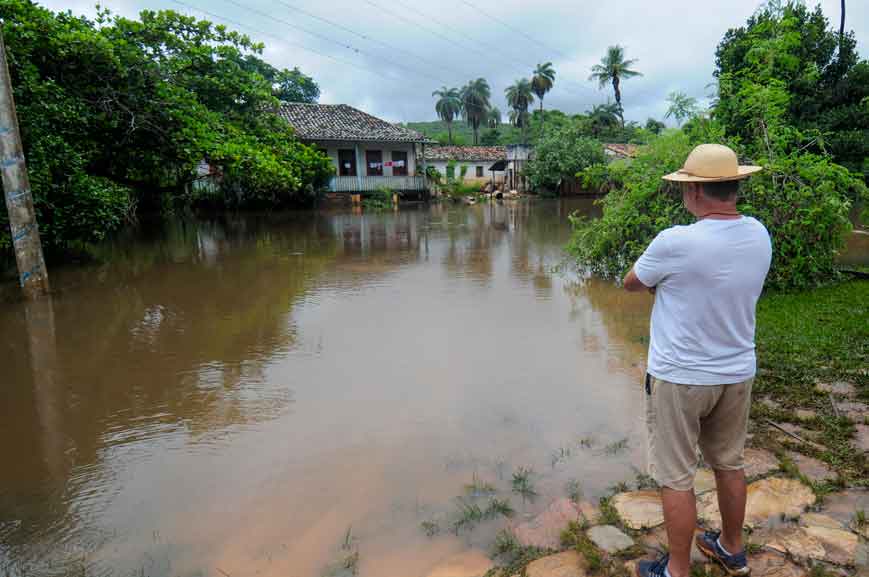 Construções centenárias são atingidas pelos temporais na Serra do Cipó