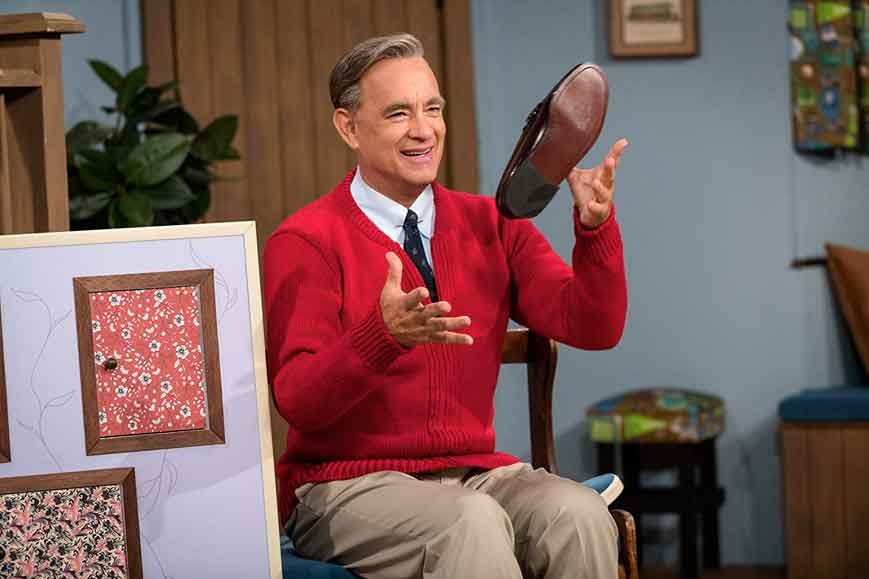 Tom Hanks vive apresentador de TV que muda vida de jornalista em longa - Sony Pictures/Divulgação