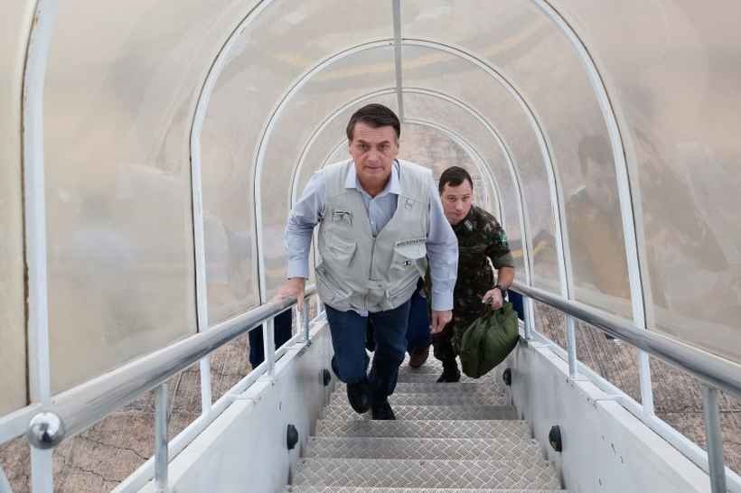 Bolsonaro visitará áreas afetadas pelas chuvas em Minas Gerais - Isac Nóbrega/Presidência da República