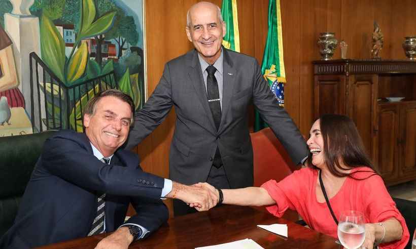 Regina Duarte diz sim a Bolsonaro e é a nova secretária especial da Cultura - Marcos Corrêa/PR
