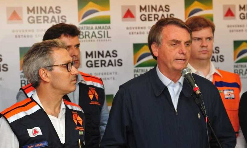 Bolsonaro anuncia liberação de R$ 1 bilhão para Sudeste combater estragos da chuva - Gladyston Rodrigues/EM/D.A Press 