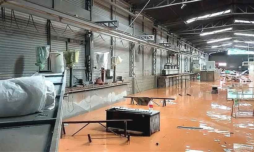  Empresas da Grande BH e Zona da Mata contabilizam prejuízos com as chuvas - Estrutural Pinturas/Divulgação