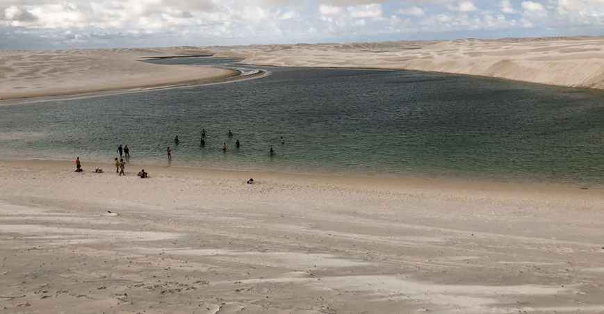 Lençóis Maranhenses: refúgio das dunas está em constante transformação - Bertha Maakaroun/EM/D.A Press