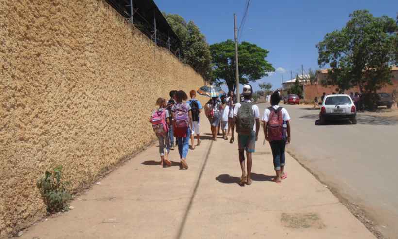 PBH vai realocar alunos de escolas interditadas devido à chuva - Luiz Ribeiro/EM/D. A. Press