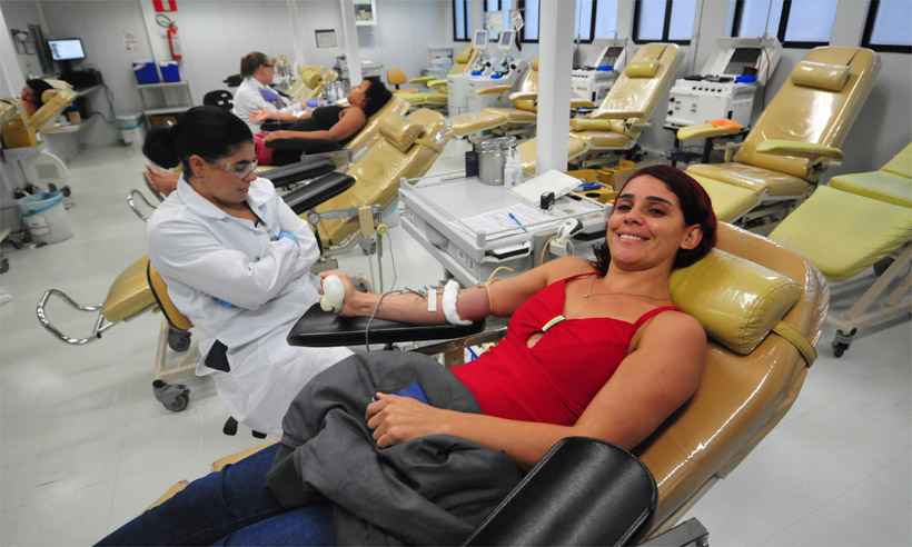 Às vésperas do carnaval, Hemominas pede reforço de doadores de sangue - Gladyston Rodrigues/EM/DA Press