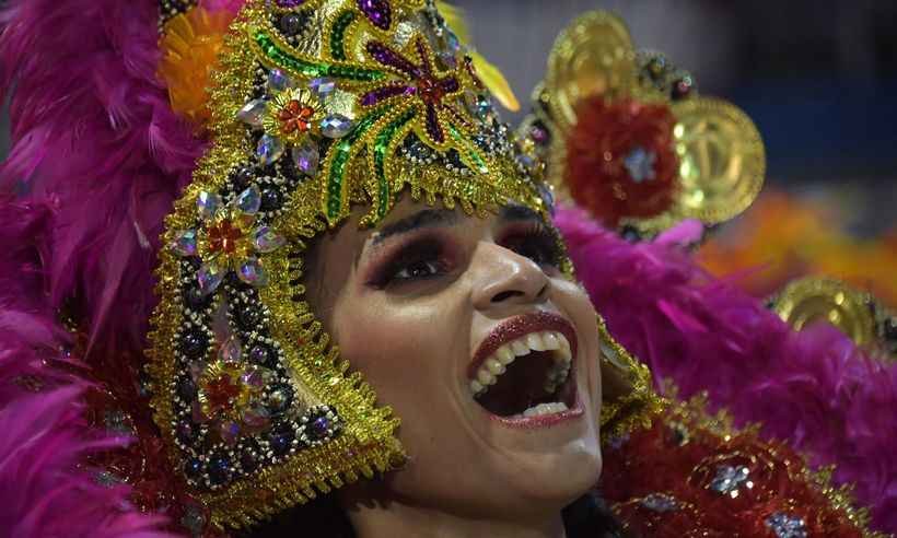 A beleza brasileira no Sambódromo de São Paulo - NELSON ALMEIDA/AFP