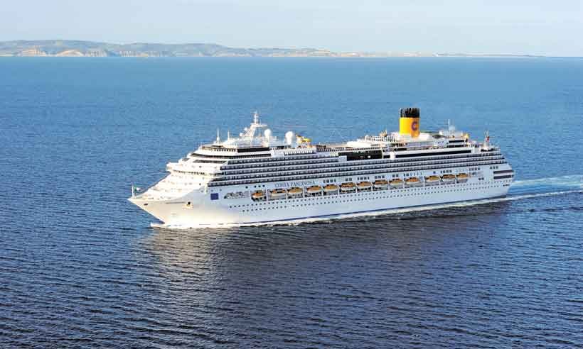 Efeito coronavírus: turistas são barrados em cruzeiros - Costa Cruzeiros/Divulgação