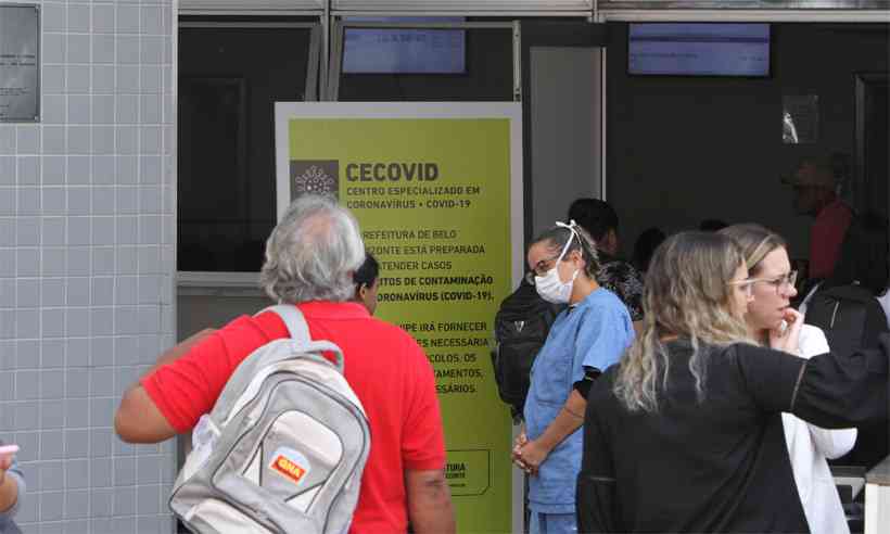 Coronavírus: SES confirma primeiro caso de transmissão comunitária em BH - Edésio Ferreira/EM/D.A Press