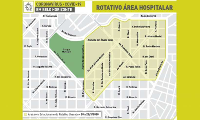 Coronavírus: Prefeitura libera quase 3 mil vagas do Rotativo Digital na área hospitalar - Divulgação/PBH