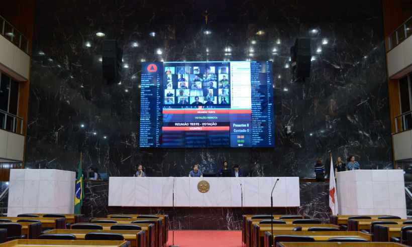 Em sessão remota, Assembleia de Minas vota calamidade pública nesta quarta - Daniel Protzner/Assembleia Legislativa de Minas Gerais
