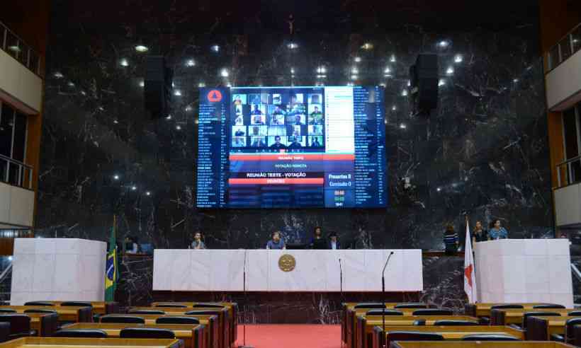 Em primeira votação remota, Assembleia aprova decreto de calamidade pública em Minas  -  Daniel Protzner/Assembleia Legislativa de Minas Gerais