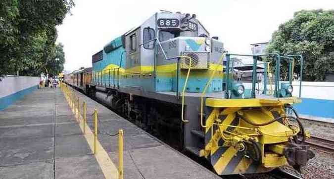 Viagens de trem de Minas ao Espírito Santo são suspensas por causa do coronavírus - Juarez Rodrigues/EM/DA Press