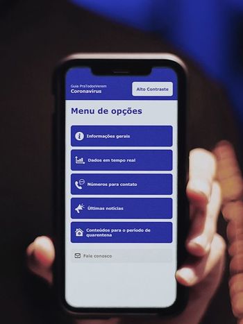 Coronavírus: guia na web fornece informações acessíveis a deficientes visuais - João Pedro Novochadlo/Divulgação