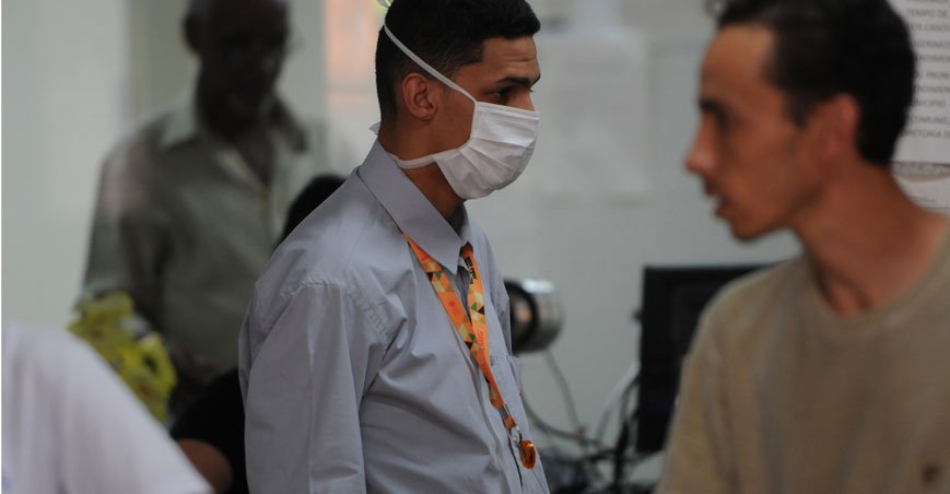 Equipamento de proteção é ponto fraco na rede hospitalar - Leandro Couri/EM/D.A Press  17/3/20