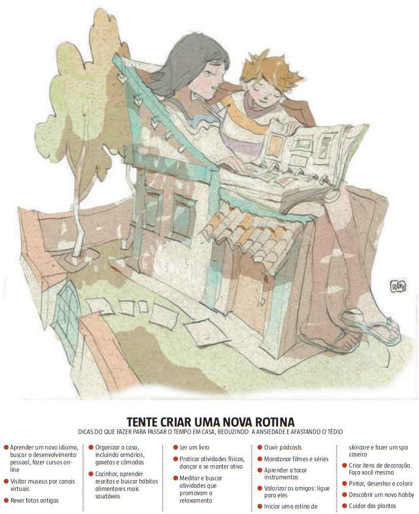 Volte melhor da quarentena: novos hábitos podem ser incorporados - Lelis/Arte EM
