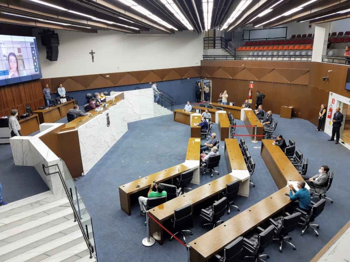 Sessão sobre flexibilização do comércio tem tumulto na Câmara de BH - Paulo Galvão/EM/D.A Press