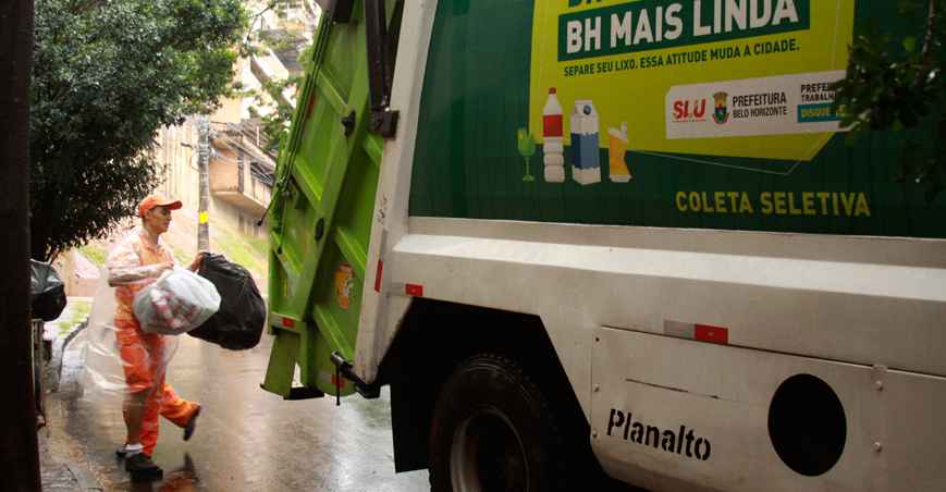 Lixo acumulado de Belo Horizonte diminui desde o início do confinamento - Edésio Ferreira/EM/DA Press