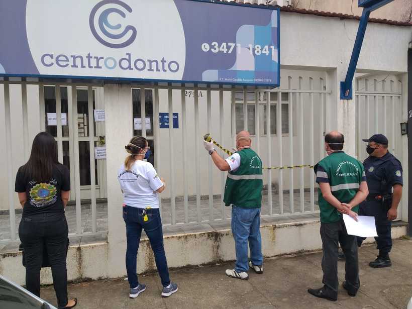 Clínicas são interditadas depois de dentistas com suspeita de COVID-19 continuarem atendendo  - Prefeitura de Santa Rita do Sapucaí/ Divulgação