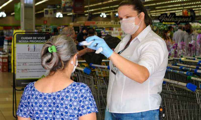 Coronavírus: Belo Horizonte tem primeiro dia de uso obrigatório de máscaras - Leandro Couri/EM/DA Press