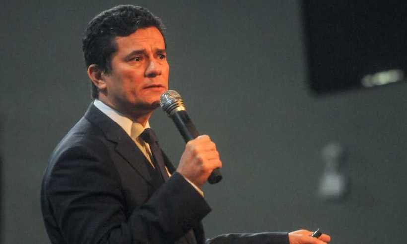 Moro avalia demissão após Bolsonaro anunciar troca no comando da PF - Leandro Couri/EM/D.A Press 