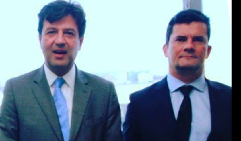 Mandetta parabeniza Moro e ressalta 'trabalho técnico' contra a COVID-19 - Facebook/Reprodução