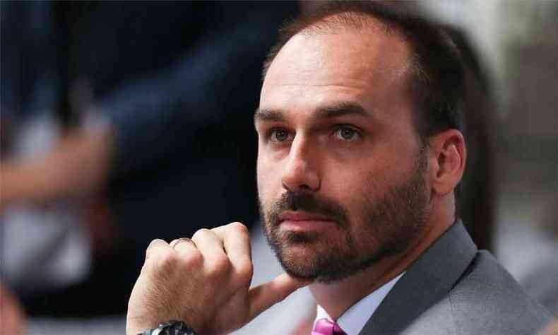 Eduardo Bolsonaro afirma que Valeixo saiu 'a pedido próprio' - Reprodução/Agência Brasil