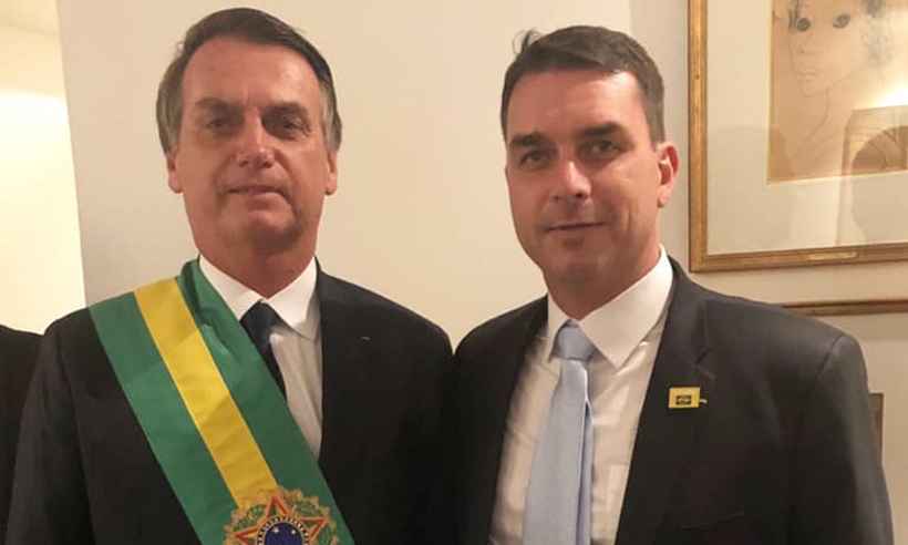 Em dia de denúncia sobre filho, Bolsonaro lembra apoio a Moro  - Reprodução da internet/Facebook/Flávio Bolsonaro