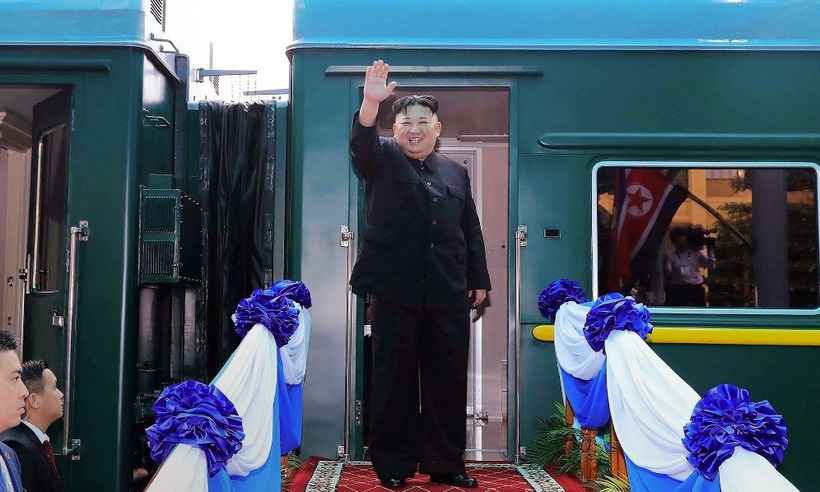 Satélite localiza trem de Kim Jong Un em balneário da Coreia do Norte - STR / Vietnam News Agency / AFP