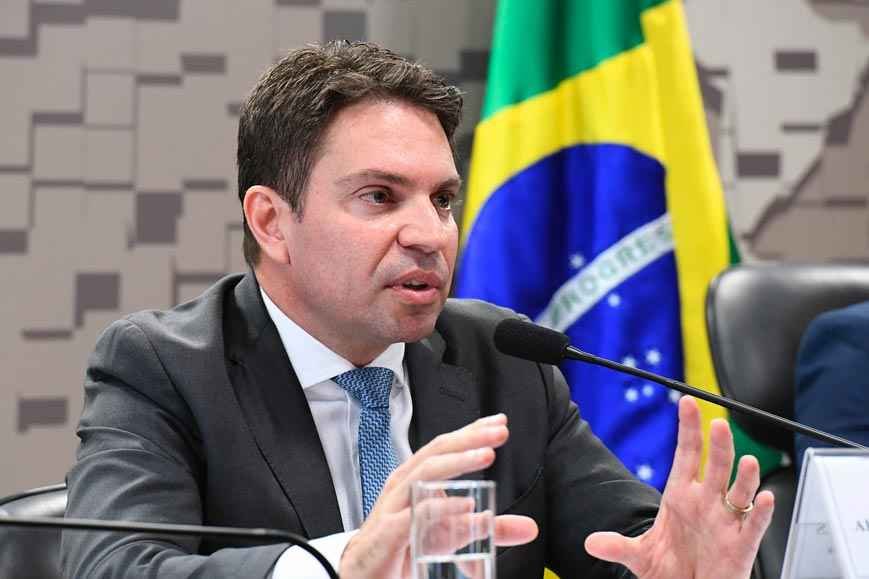 Bolsonaro tem  uma ''missão'' ao oficializar novo ministro no lugar de Moro - MARCOS OLIVEIRA/AGÊNCIA SENADO