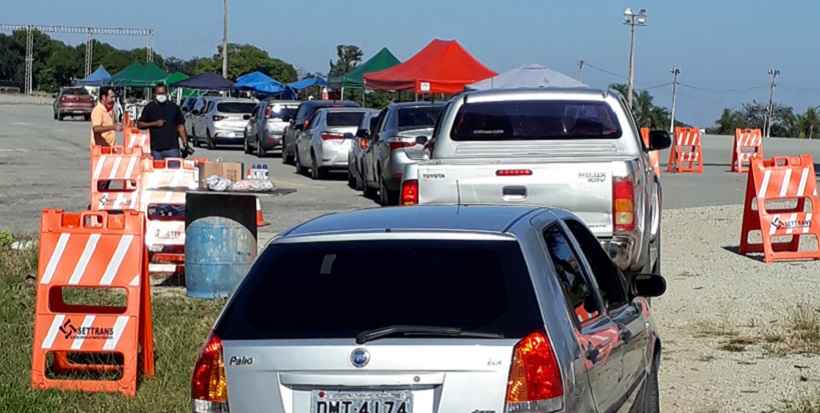 Coronavírus: Divinópolis oferece feira em sistema drive-thru - Secretaria Municipal de Agronegócio de Divinópolis/Divulgação