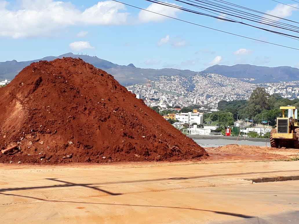 Construção da Via 710 ganha novos acessos e muda a paisagem de Belo Horizonte - GUSTAVO WERNECK/EM/D.A PRESS
